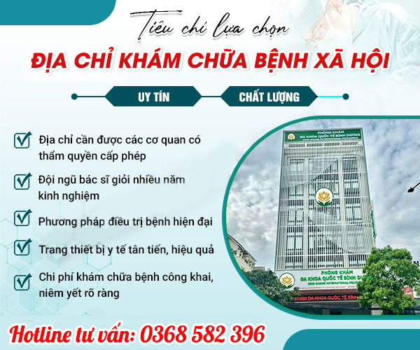 địa chỉ khám bệnh xã hội uy tín