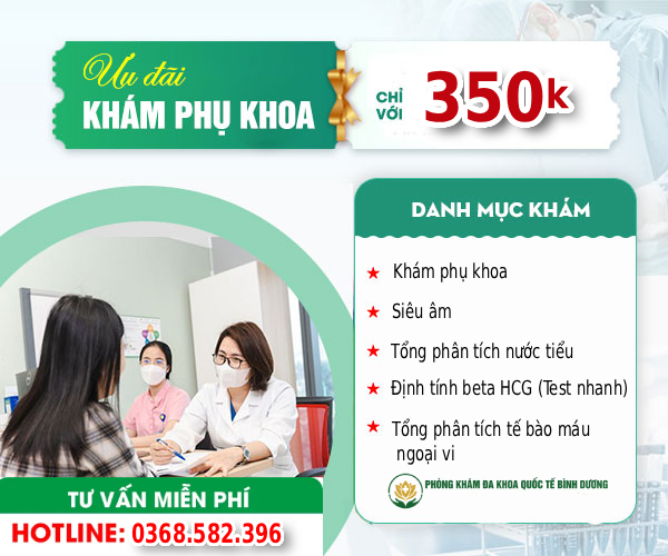 Gói khám phụ khoa 350k
