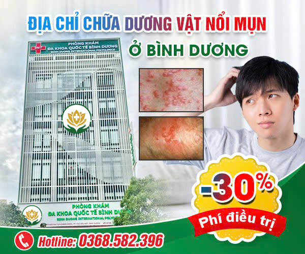 địa chỉ chữa dương vật nổi mụn tại bình dương
