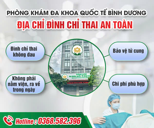 đình chỉ thai tại bình dương
