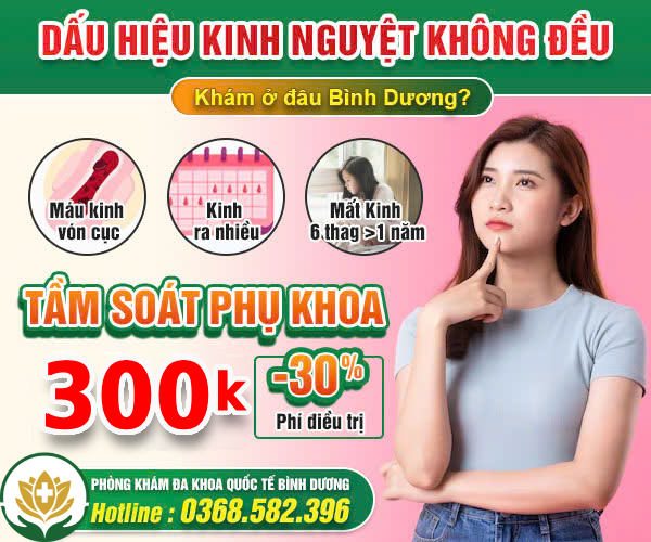 khám kinh nguyệt ở đâu bình dương