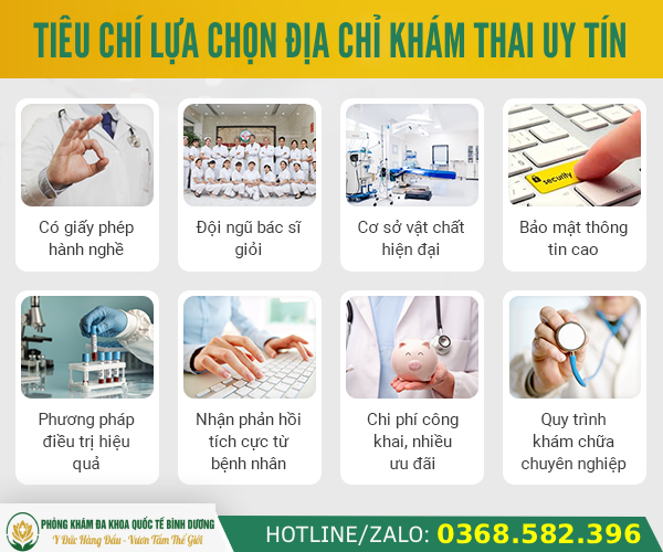 lưu ý chọn địa chỉ khám thai bình dương