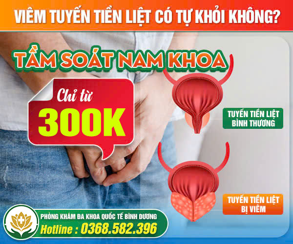 tầm soát nam khoa