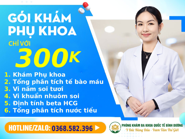 gói khám phụ khoa 300k