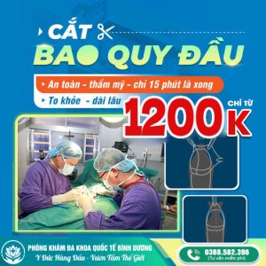 chi phí cắt bao quy đầu Bình Dương tại phòng khám đa khoa quốc tế Bình Dương