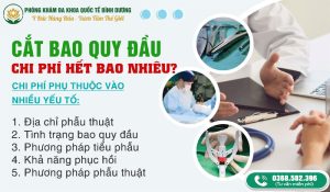 chi phí cắt bao quy đầu bình dương