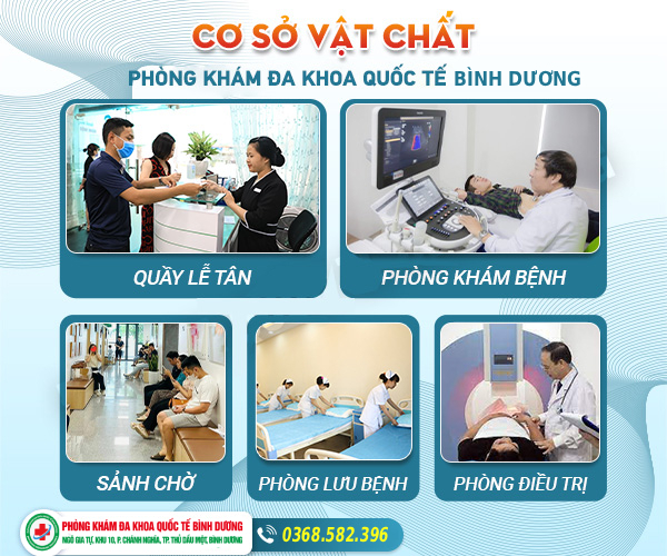 cơ sở vật chất tại phòng khám