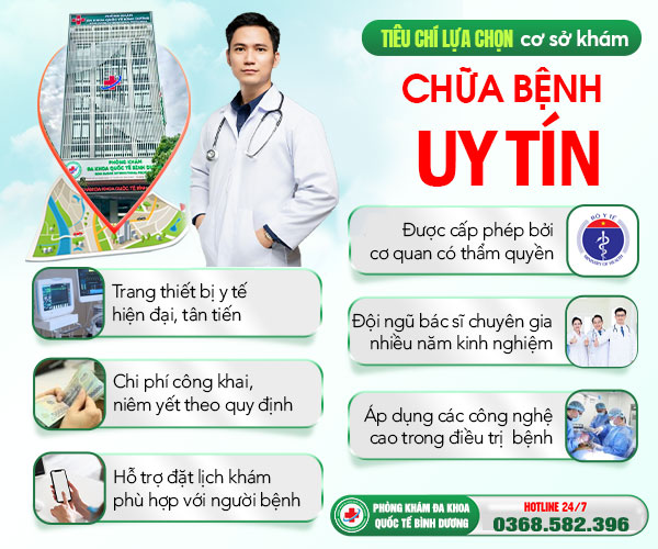 chọn phòng khám nam khoa uy tín ở bình dương