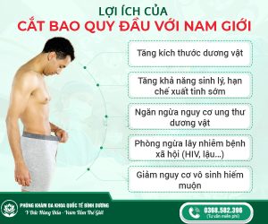 lợi ích cắt bao quy đầu với nam giới