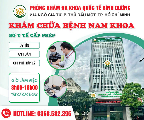 khám nam khoa tại bình dương